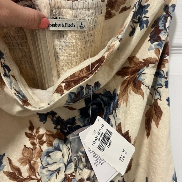 Abercrombie & Fitch Cream and Black Spaghetti Strap Sundress - Picture 3 of 3